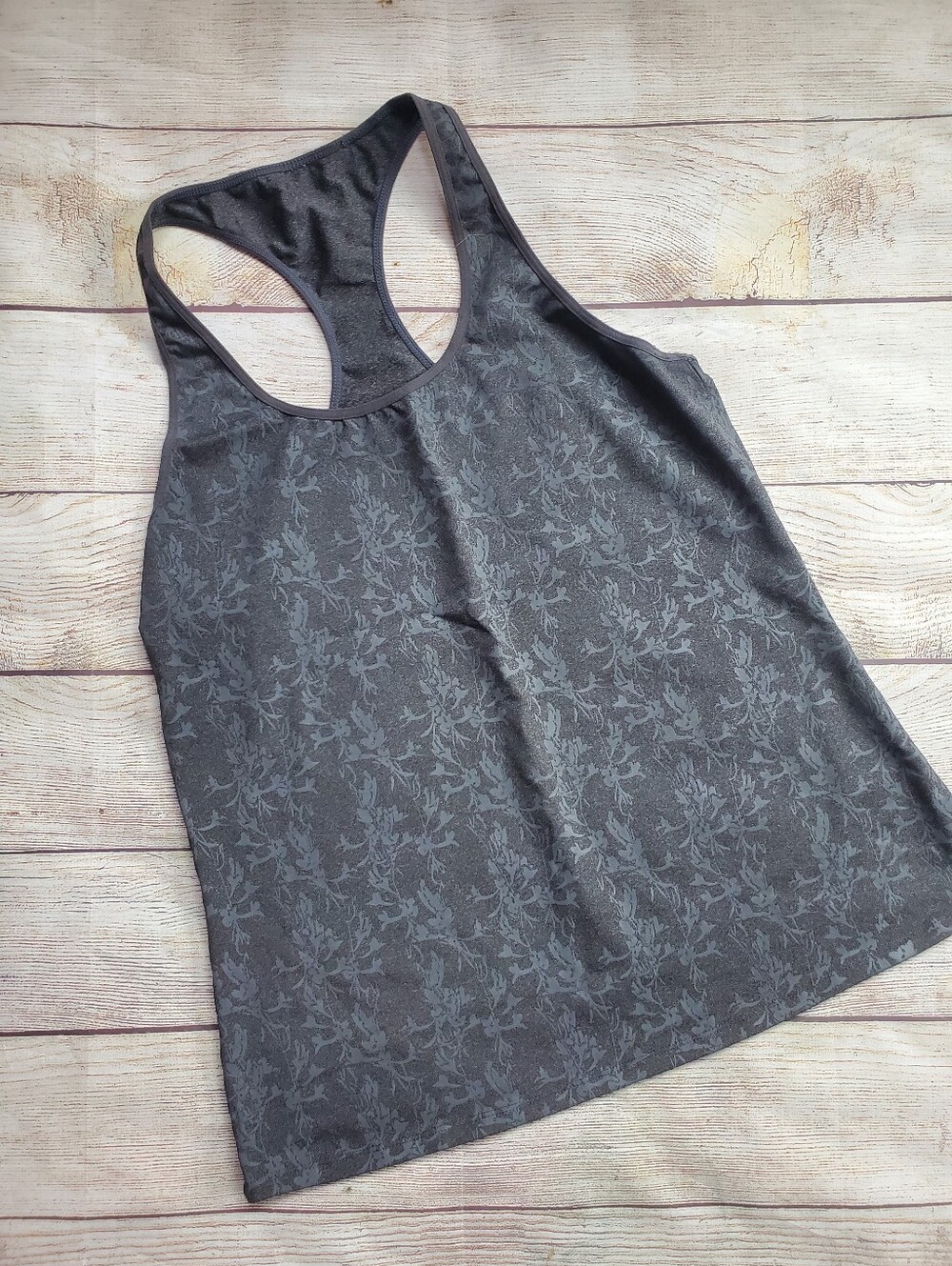 Fabletics Women's Gray Racerback Tank Top